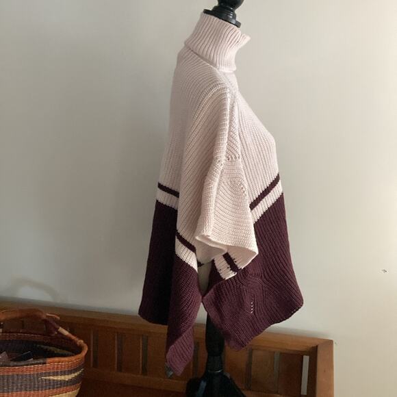 Women’s Macy’s poncho Sustainable ethical one size eco friendly oversized boho - Picture 4 of 11